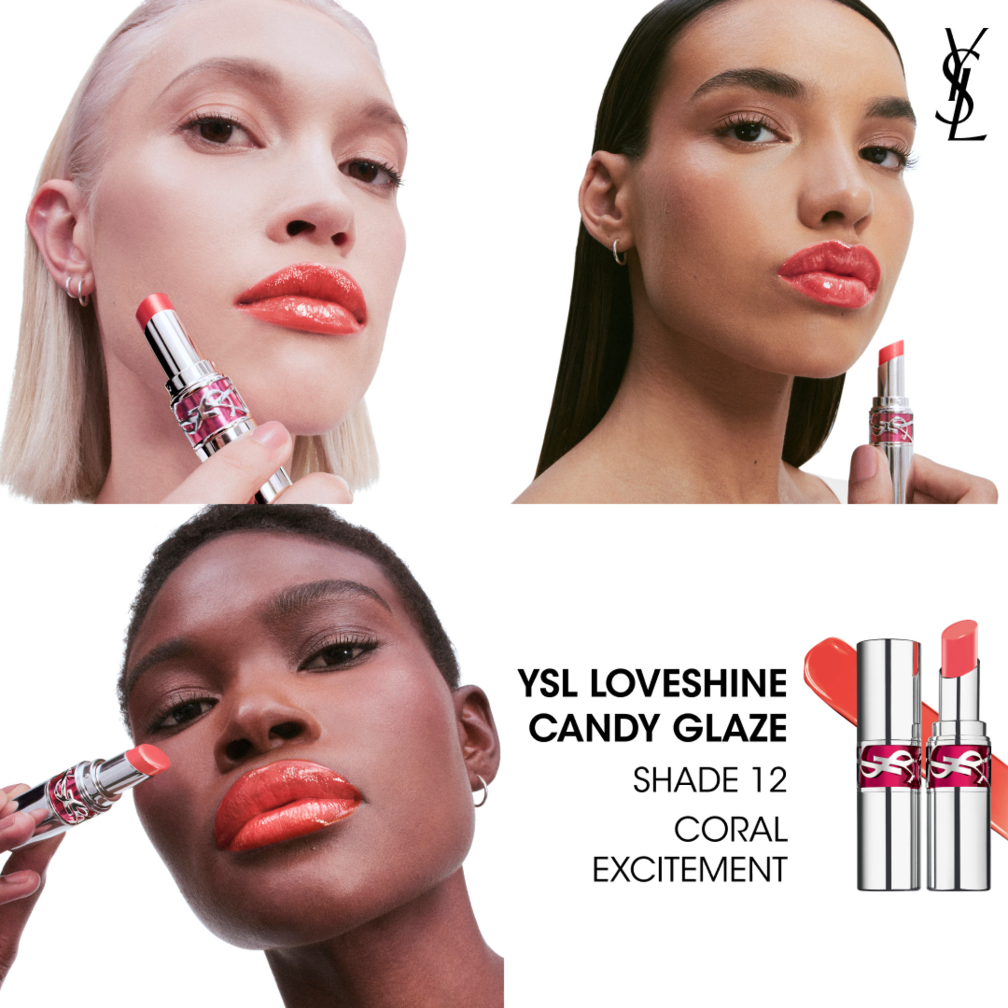 YVES SAINT LAURENT Rouge Volupte Candy Glaze Lipgloss, Bild 4 von 4