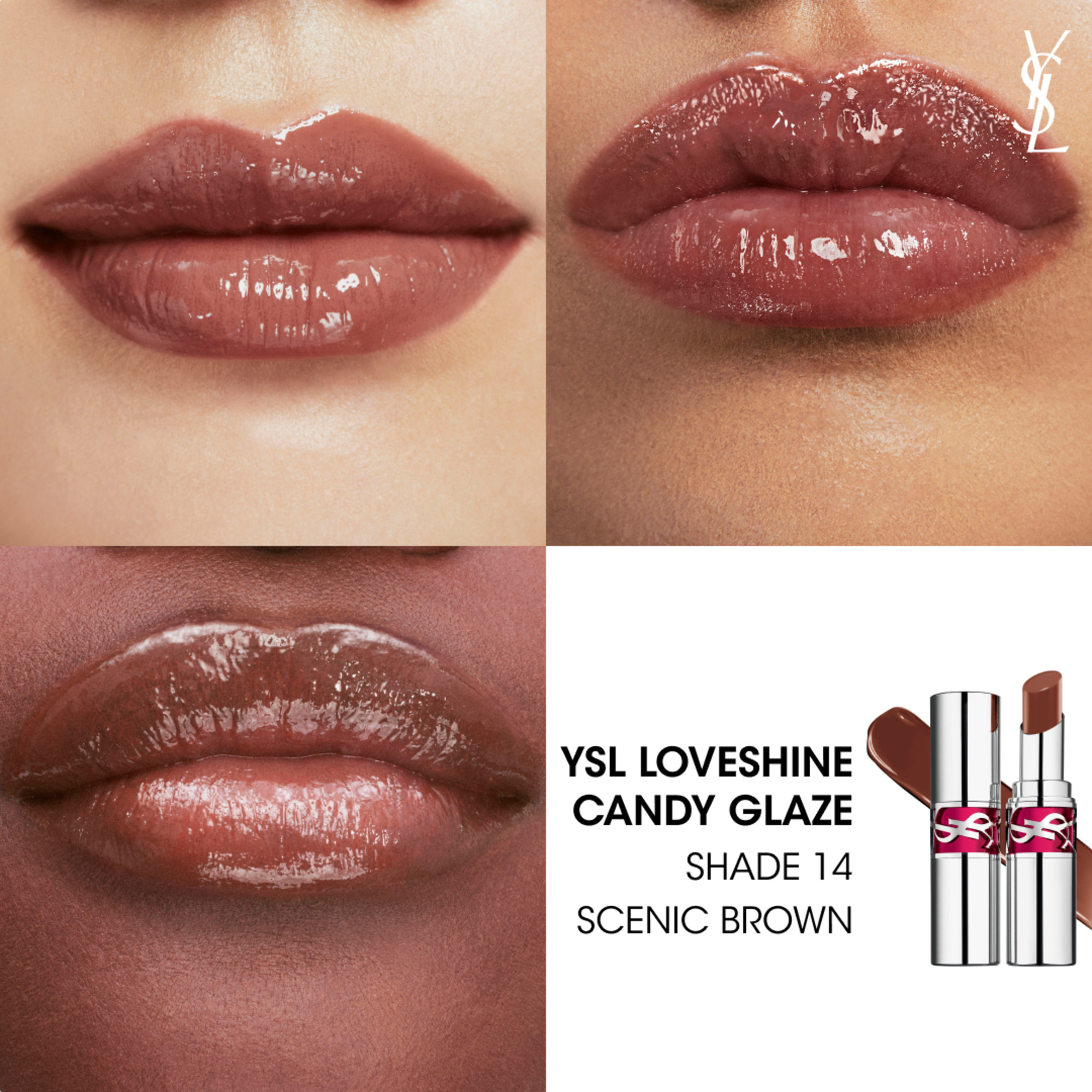 YVES SAINT LAURENT Rouge Volupte Candy Glaze Lipgloss, Bild 3 von 3