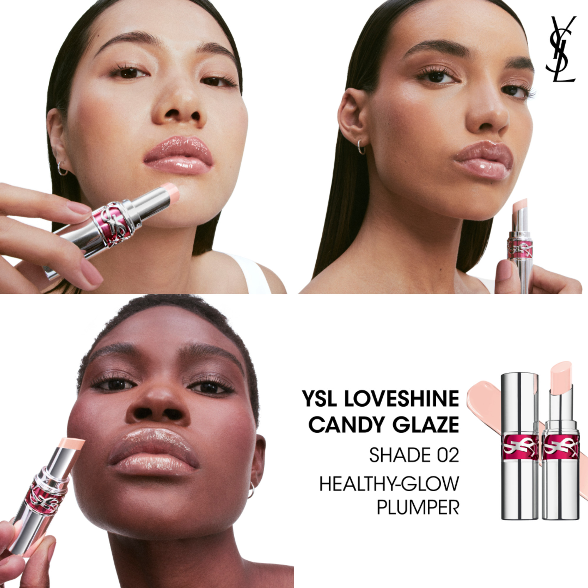 YVES SAINT LAURENT Rouge Volupte Candy Glaze Lipgloss, Bild 4 von 4