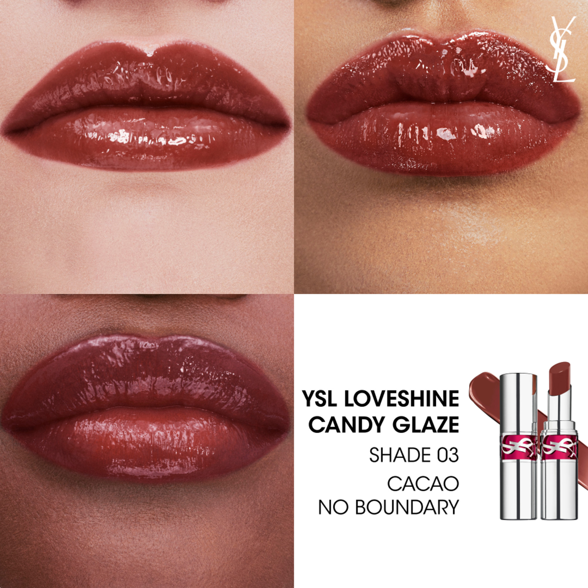 YVES SAINT LAURENT Rouge Volupte Candy Glaze Lipgloss, Bild 3 von 3