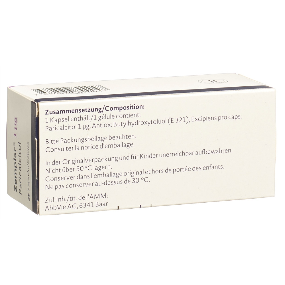 ZEMPLAR caps 1 mcg blist 28 pce, image 2 sur 2