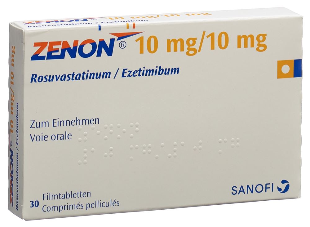 ZENON cpr pell 10 mg/10 mg blist 30 pce, image principale