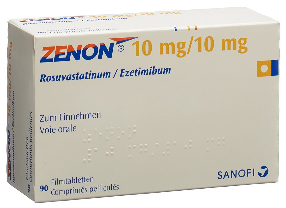 ZENON Filmtabl 10 mg/10 mg Blist 90 Stk, Hauptbild