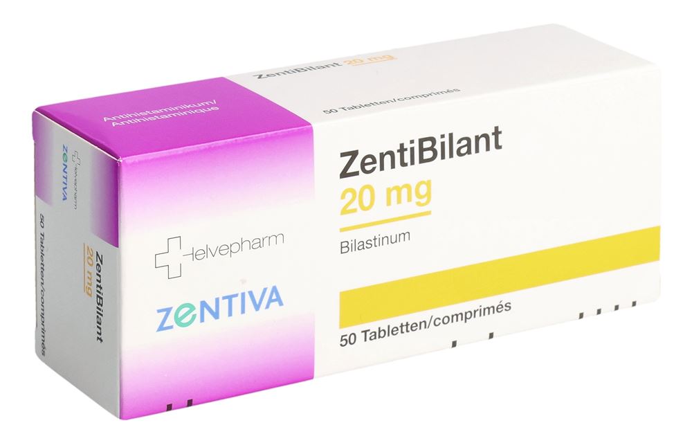 ZENTIBILANT cpr 20 mg blist 50 pce, image principale