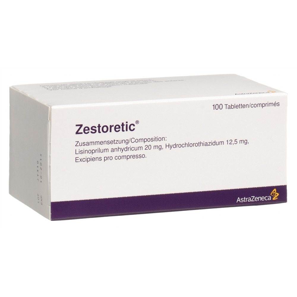 Zestoretic cpr 20/12.5 blist 100 pce, image principale