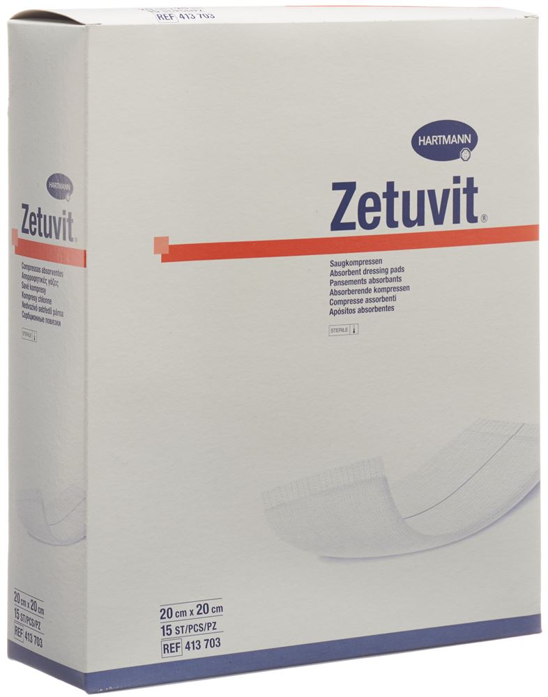 ZETUVIT compresse absorbante
