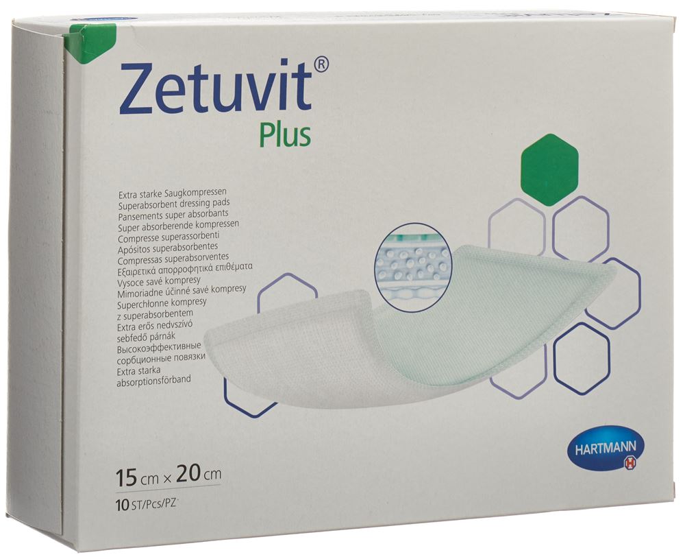 ZETUVIT Plus compresse absorbante