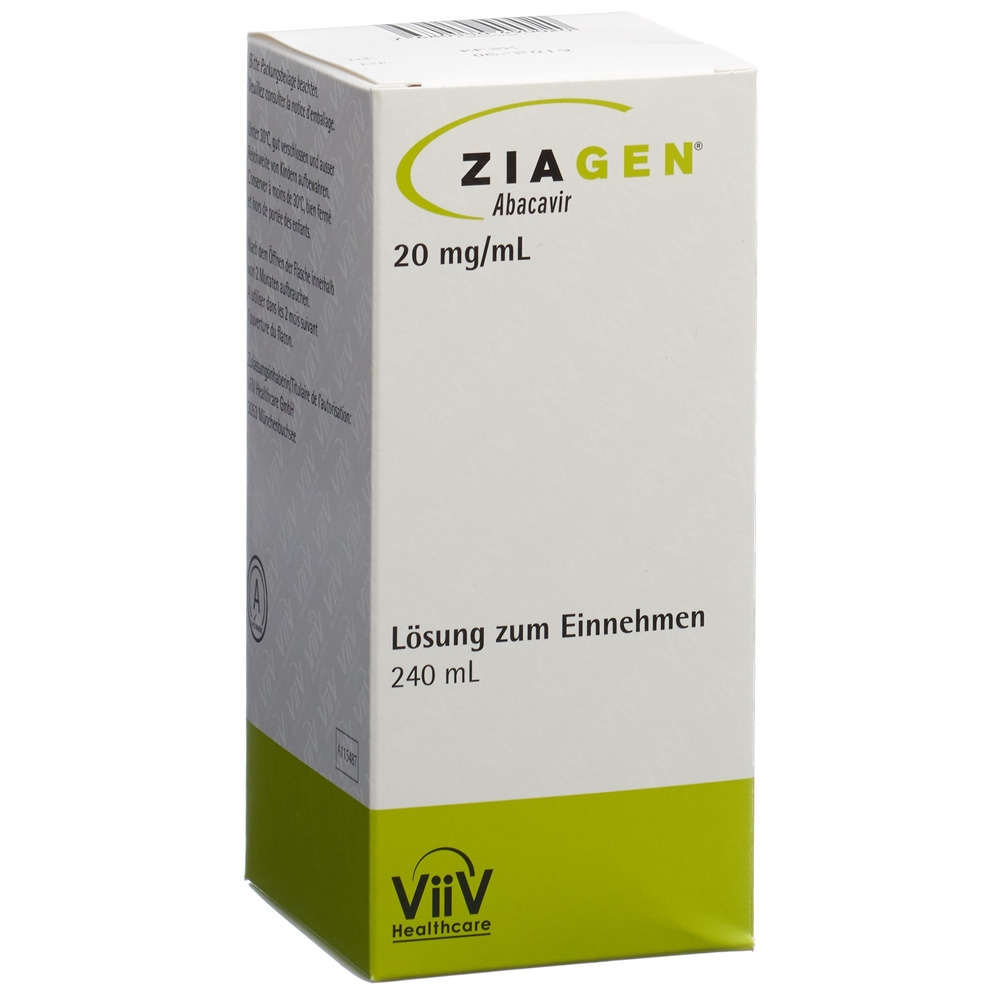 ZIAGEN Trink Lös 20 mg/ml Fl 240 ml, Hauptbild