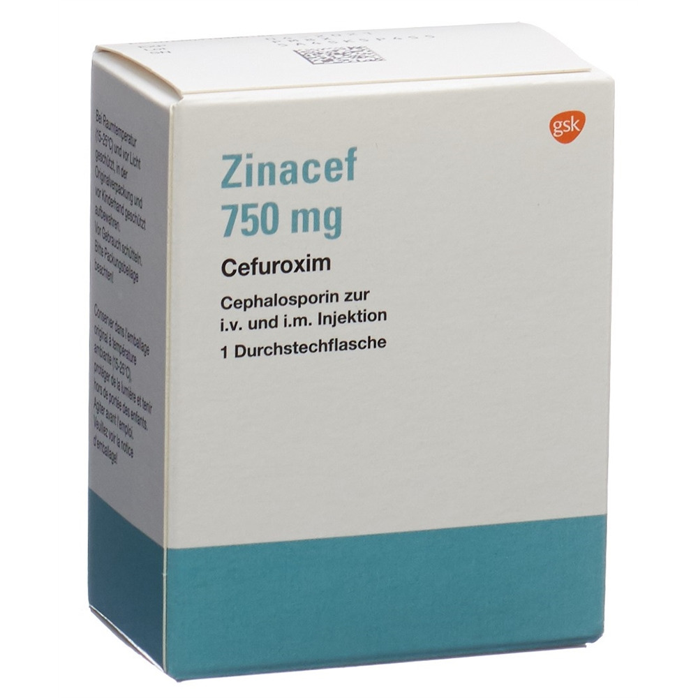 ZINACEF Trockensub 750 mg i.m./i.v. Durchstf 1 Stk, Hauptbild