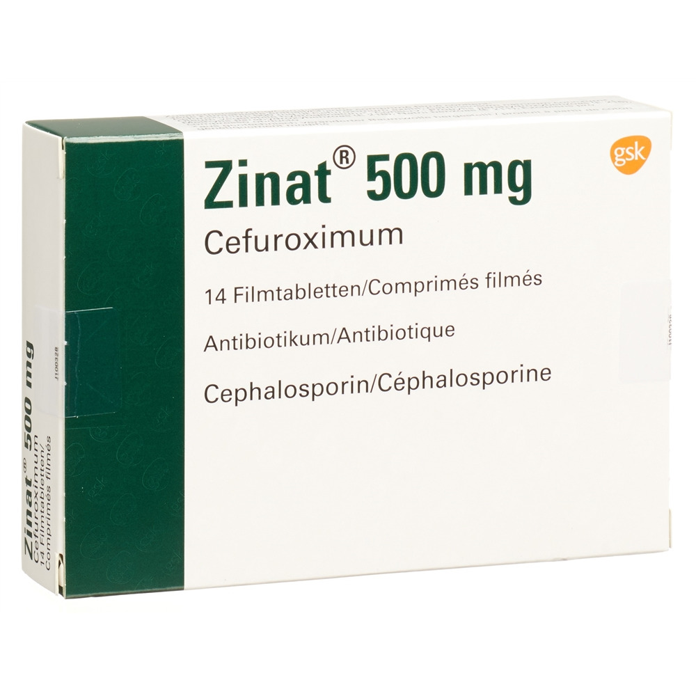 ZINAT Filmtabl 500 mg Blist 14 Stk