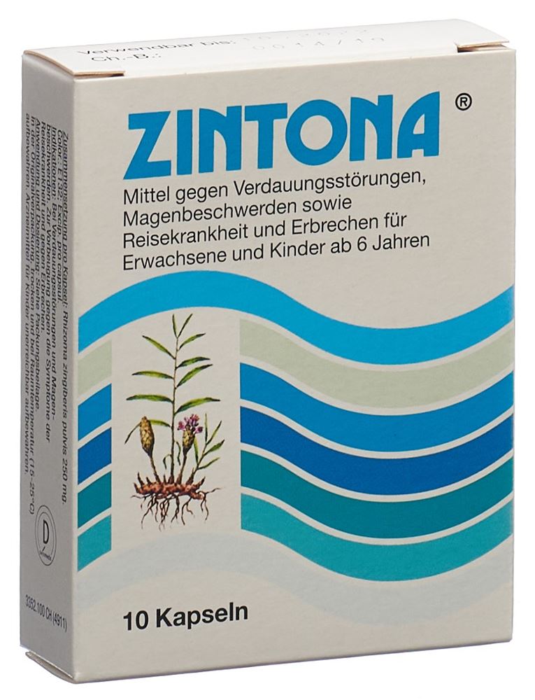 ZINTONA caps blist 10 pce, image principale