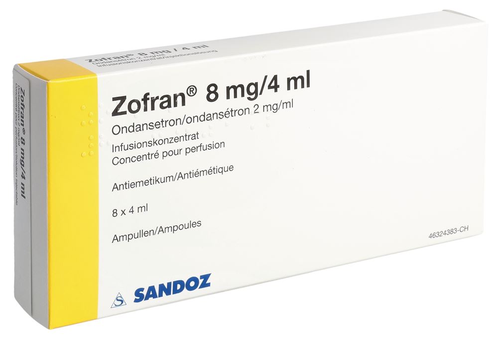 Zofran conc perf 8 mg/4ml amp 4 ml
