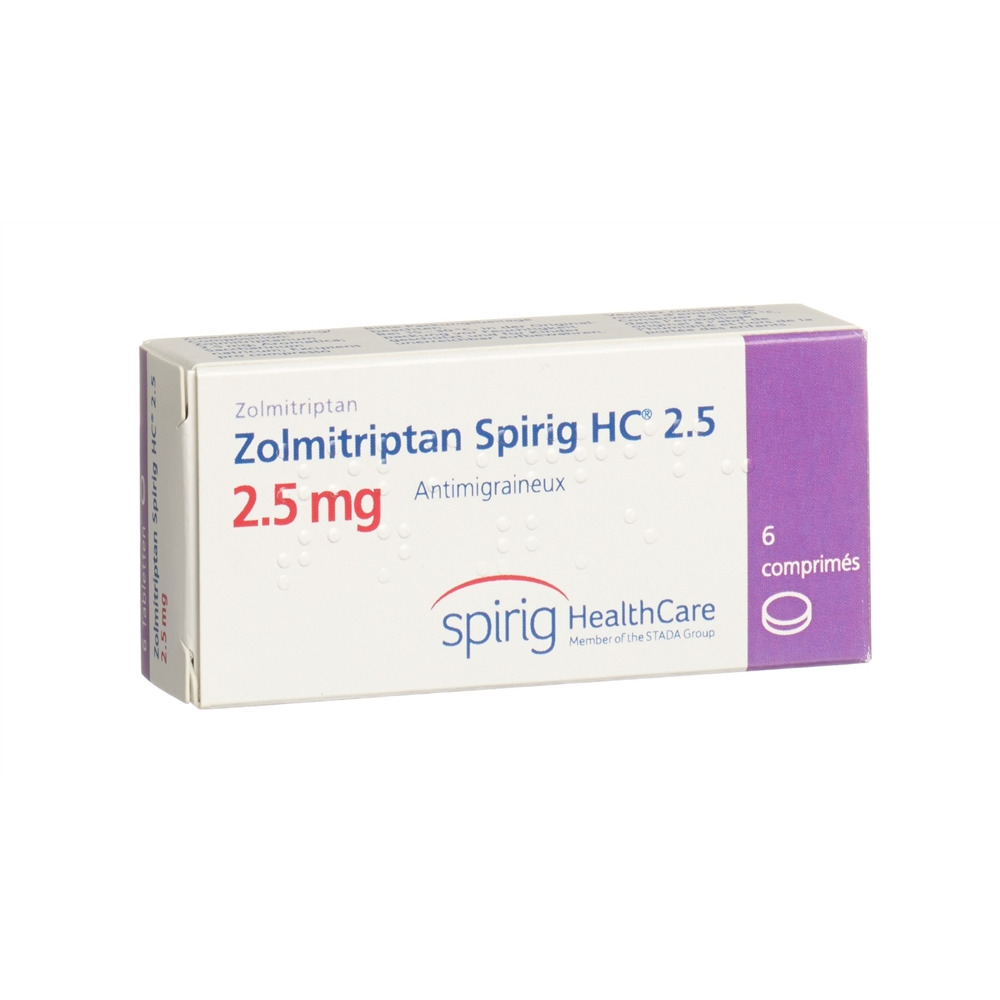 ZOLMITRIPTAN Spirig HC 2.5 mg, Bild 2 von 2