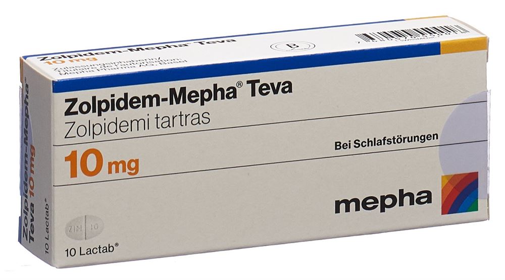 ZOLPIDEM Mepha Teva 10 mg