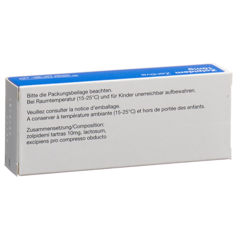 Zolpidem Zentiva Zentiva 10 mg, image 2 sur 2