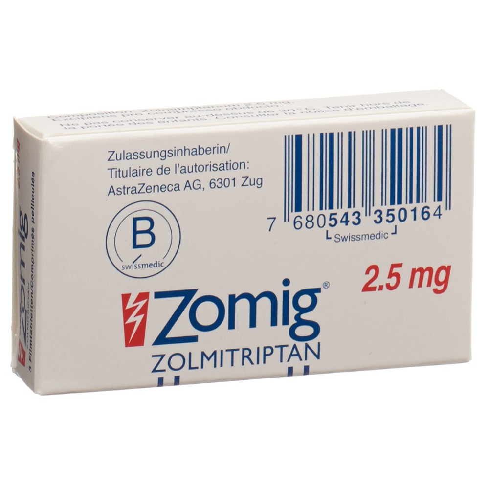 ZOMIG Filmtabl 2.5 mg Blist 3 Stk, Bild 2 von 2