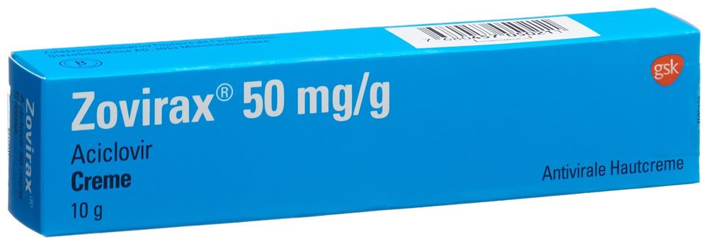 ZOVIRAX Creme Tb 10 g