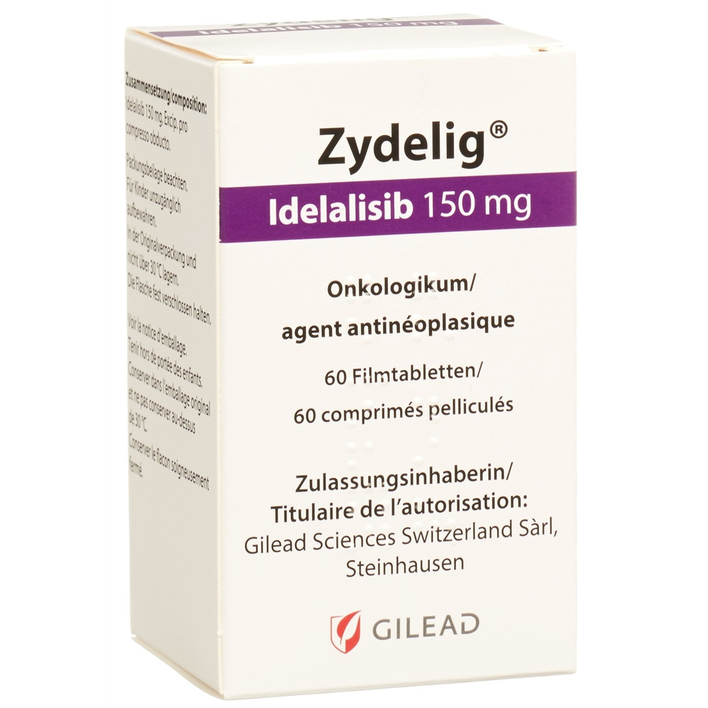 ZYDELIG cpr pell 150 mg bte 60 pce