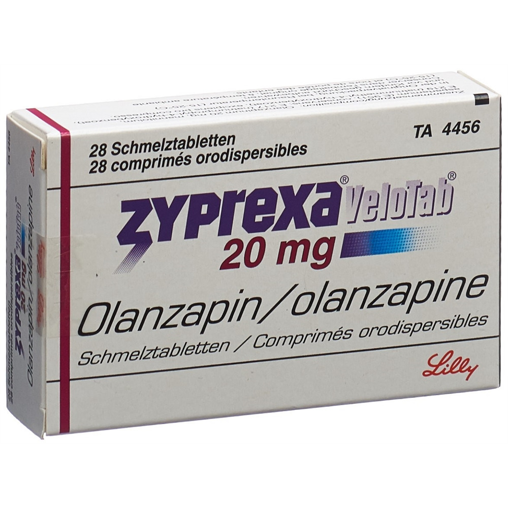 ZYPREXA Velotab 20 mg, image principale